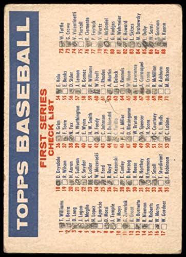 1957 Topps Baz Bazooka רשימת 1/2 עניים