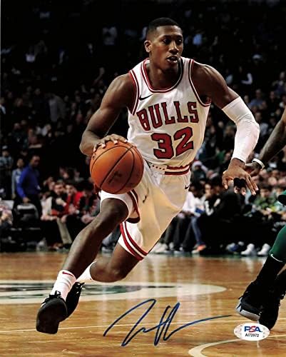 קריס דאן חתמה על 8x10 צילום PSA/DNA שיקגו בולס חתימה - תמונות NBA עם חתימה