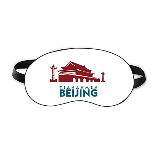 שער Tiananmen Beijing סין מגן עיניים שינה עין רך לילה כיסוי גוון עיניים