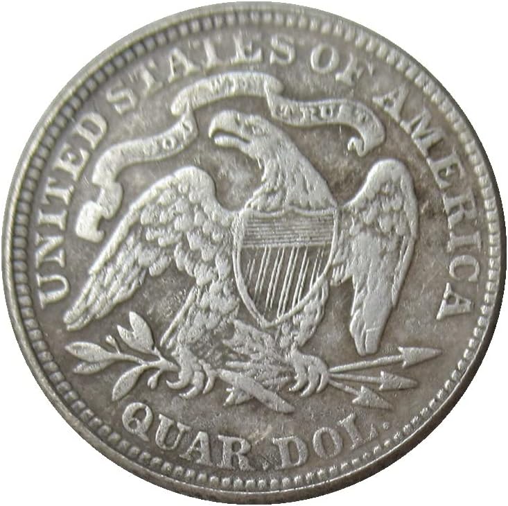 דגל 25 סנט דגל 1874 מטבע זיכרון מצופה מכסף מטבע זיכרון