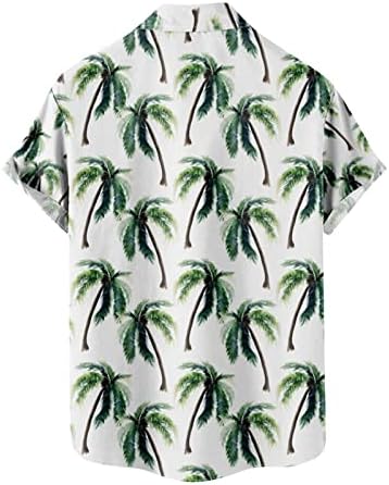 דודובבי גברים הוואי חופשת קיץ כפתור חוף כותנה פשתן בוהו גרפי מזדמן מזדמן מסיבת רווקות רופפת חולצות קלות