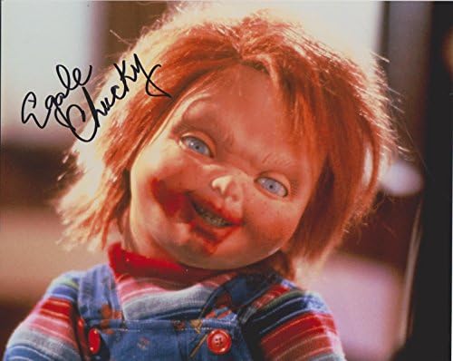 Ed Gale Chucky Child Play 3 חתימה מקורית עם חתימה 8x10