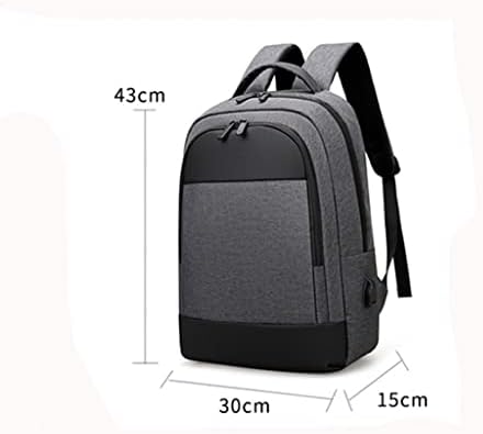 n/a mochila masculina multifunconal, bolsa impermeável com tecido oxford para מחשב נייד Carregamento USB