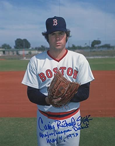 קרייג ריצ'רד סקוק MLB הופעת הבכורה Red Sox 5/14/73 חתומה 8x10 צילום w/coa