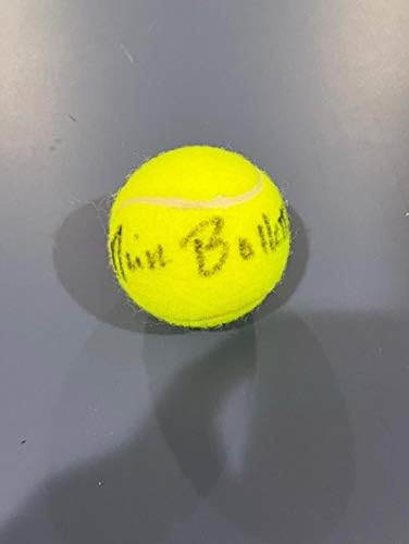 ניק בולטיירי חתם על כדור טניס חתימה אגדת אלוף נדיר עם COA