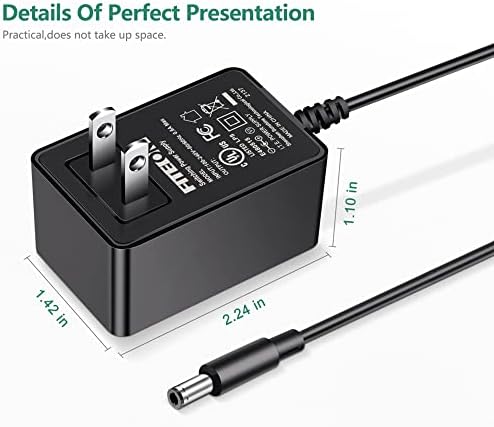 עטיפה על מתאם חשמל 6V AC תואם ל- NordicTrack 800 E7 SV GX4.0 GX2.0 E5.5 ASR 630 700 990 E5.7 Elliptical A.C.T. Pro AudioStrider & Tropmill
