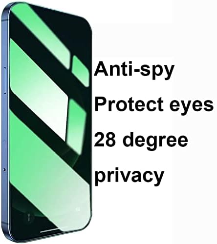 3 מארז אנטי-כחול פרטיות מזג זכוכית חליפת לאייפון / אייפון 11 אנטי-מרגל מסך מגן אנטי-מציץ סרט 9 שעות קשיות נגד שריטות 6.1 אינץ