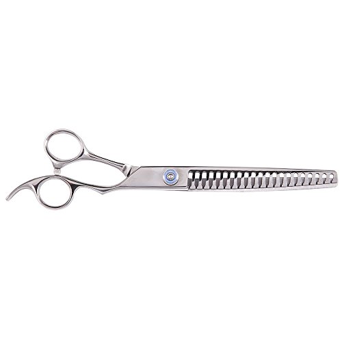 C-MON 08221 חיתוך שיער מקצועי 21 גזירה של צוקן שיניים, להב ישר/קמור-מעוות, 8 אינץ '