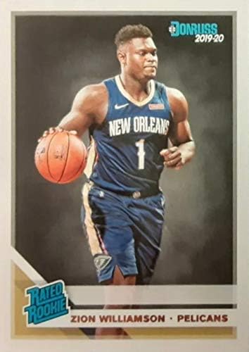 2019-20 פאניני דונרוס - ציון וויליאמסון - טירון מדורג - כרטיס טירון NBA כדורסל NBA NBA - כרטיס RC 201