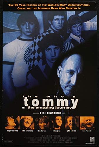 The Who's Tommy The Award The Amply Trawe 14x21 פוסטר סרט פרומו מקורי 1993 סרט תיעודי של 25 שנה