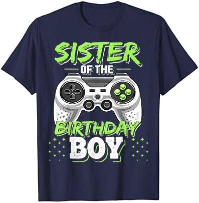 אחות של יום הולדת ילד התאמת וידאו משחק מתנת יום הולדת חולצה
