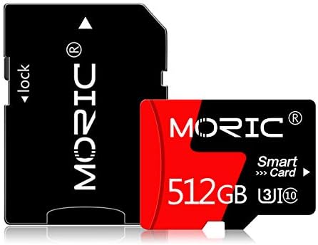 512 ג ' יגה-בייט במהירות גבוהה כרטיס מיקרו כרטיס זיכרון עם כרטיס זיכרון מתאם לטלפון, קונסולת משחקים,מצלמת דאש, מצלמת וידאו, מעקב, מזלט