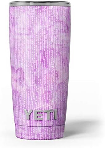 עיצוב Skinz Skinz Grunge משטח עם חומר מיקרוסקופי - ערכת עטיפת ויניל מדבקות עור תואמת את כוסות הכוס הקירור יותר של Yeti Rambler יותר
