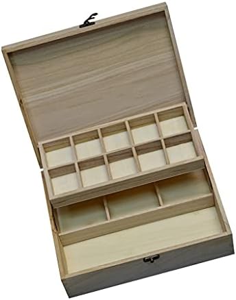 ZYM205 1 חלקים תכשיטים עץ רגילים מארז צמיד עגילי שרשרת קופסת ארגון ארגזי עץ קופסת ארגון DIY מלאכת DIY תכשיטים קטנים