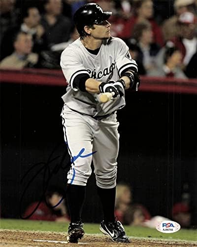 ג'ו קרדיט חתום על 8x10 צילום PSA/DNA שיקגו ווייט סוקס חתימה - תמונות MLB עם חתימה
