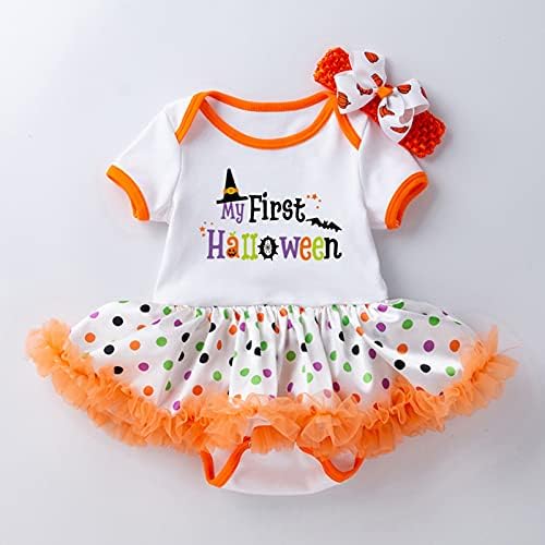 שמלת טול מצוירת תינוקת תינוקות ליל כל הקדושים בנות בנות קשת תלבושות לתינוקות ובנות סגולות
