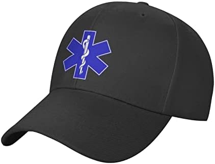 Enichan EMS שלט EMT טכנאי רפואה חירום יוניסקס בייסבול למבוגרים כובע אבא כובע משאית כובע