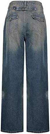מכנסי מטען של קוסן מכנסי מטען רחבים בתוספת גודל מותניים נמוכים מכנסי מצנח רחבים y2k מכנסיים רצים עם כיסים עם בגדי רחוב