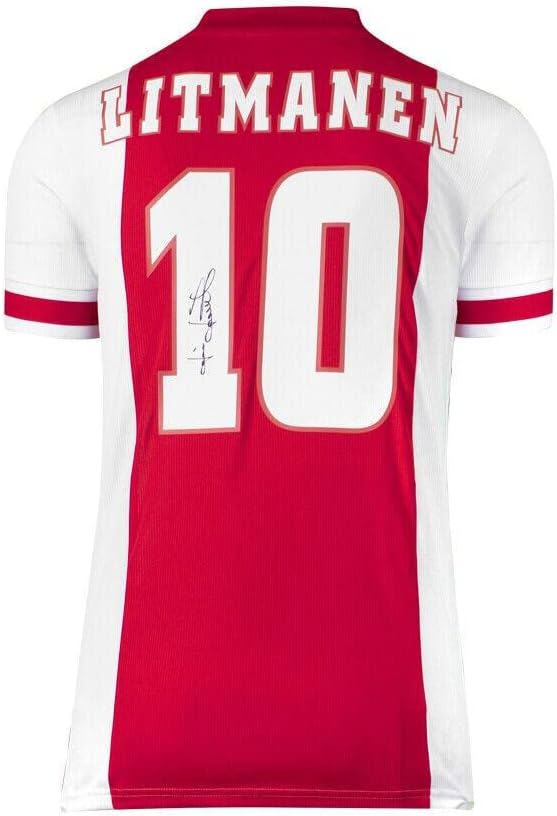 ג'ארי ליטמן חתם על AJAX 2021/22 חולצה ביתית - מספר 10 חתימות ג'רזי - גופיות כדורגל עם חתימה
