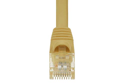 כבל רשת Ethernet לא מוגן 2ft 5e - צהוב
