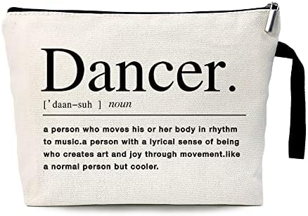 הגדרת ריקוד Zhantuone ציטוט תיק קוסמטי ， מתנה חובב ריקוד מתנה רקדנית מתנה ， תיק ריקוד קוסמטי לנשים בנות ， מתנות לרקוד בית ספר ， מתנה לבלט