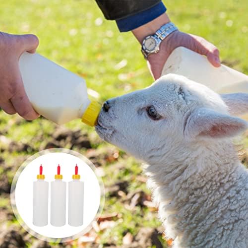 יארדווה 10 סטי תינוק מנורת מזין בקבוק עיזים חלב בקבוק בעלי החיים האכלת בקבוק עבור עגל כבשים כבשים