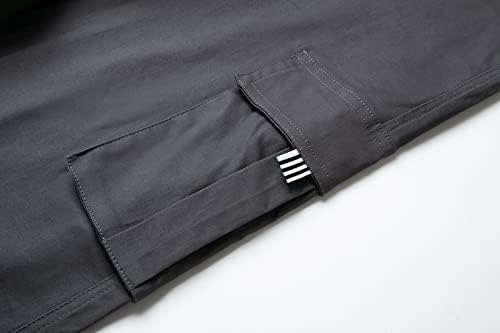 מכנסי מטען לגברים של Aifarld עם כיסים מכנסי טרנינג מכות כותנה מכנסי ספורט ספורטיביים מזדמנים מכנסיים חיצוניים מכנסיים נינוחים בכושר