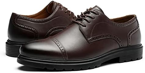 גברים של שמלת נעלי עסקים מזדמנים אוקספורד נעלי נוגד החלקה עמיד כנף נעלי קלאסי גברים נעליים רשמיות