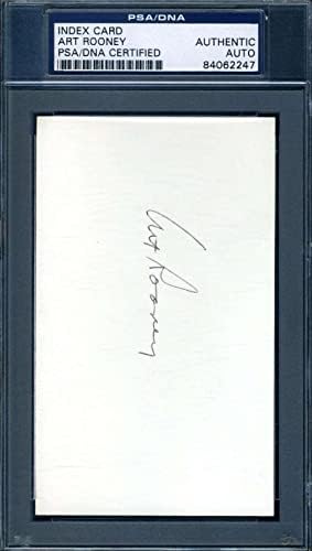 ארט רוני חתם על חתימה של כרטיס אינדקס 3 על 5