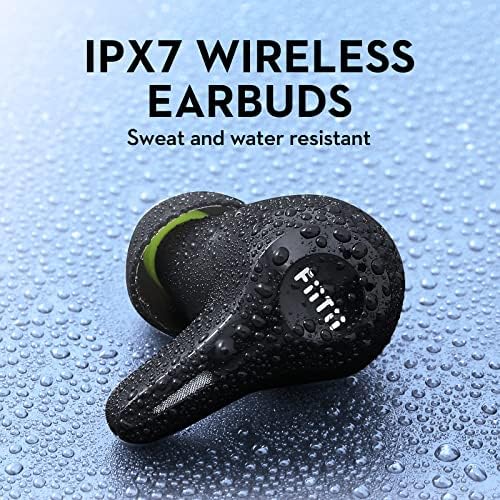 Fiitii מאת Mifo Hifiair True Wireless אוזניות, TWS אוזניות ביטול רעש פעיל, ביטול רעש ENC, IPX7 אוזניות אלחוטיות אטומות למים עבור Sprots,