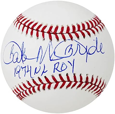 אופה מקברייד חתמה על בייסבול רשמי של רולינגס MLB w/1974 NL Roy - כדורי חתימה