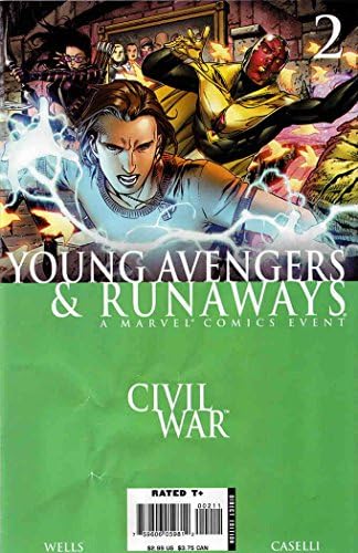מלחמת אזרחים: נוקמים צעירים ובורחים 2 וי-אף / נ. מ.; ספר קומיקס מארוול