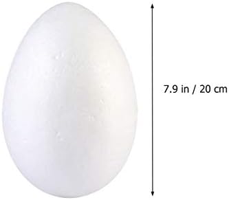 2 יחידות צורות פסחא צביעות קצף ביצה מלאכה בעבודת יד קישוטי ביצה קצף ריק גדול