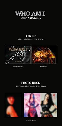 Craxy מי i i 3rd Mini Album CD+Poster+Photobook+Photocard+תמונה מקופלת+כרטיס שקיפות+מדבקה+מעקב)