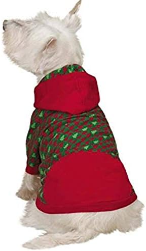 אוסף איסט סייד נופש סוודר חיית מחמד של כלב, X-SMALL, אדום