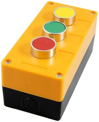 כובע עגול צהוב ירוק אדום כפתור לחצן כפתור כפתור כפתור תחנת מתג AC 240V 400V