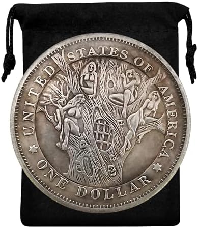 עותק קוקריט 1897 מטבע הובו ארהב - נשים שחיות בקבוצות על עצים העתק מכסף מכסף מורגן דולר מטבע מטבע מטבע מטבע מזל מטבע מזל מטבע