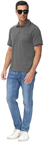 חולצות פולו יבש של יוקייצ'ן חולצות פולו גולף טקטי טקטי חולצות עם כיס עם כיס