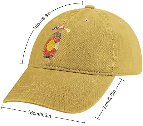 קולורדו מדינת דגל דנ א מותאם אישית כובע בייסבול כובע מתכוונן אבא כובע לגברים נשים מקורה & מגבר;חיצוני