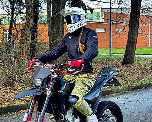 מעיל אופנוע פעלולים לנשים, מעיל אופנוע לנשים עם שריון לספירה לרכיבה על אופנוע אנדורו, קל להתאמה מעיל אופנוען טקסטיל עמיד במים עם בטנה