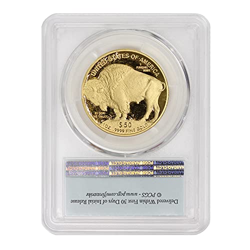 2011 W 1 OZ American American Gold Buffalo PR-70 Deep Cameo First Strike Label מאת Mint State Gold 50 $ pr70dcam PCGs