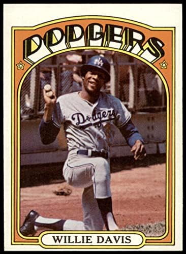 1972 Topps 390 ווילי דייוויס לוס אנג'לס דודג'רס VG/Ex Dodgers