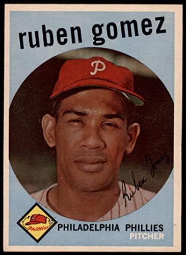 1959 Topps 535 Ruben Gomez Philadelphia Phillies Ex/MT Phillies