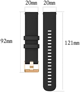 פס סיליקון Kappde 20 ממ עבור Huawei Watch GT 2 42 ממ רצועת שעון חכם החלפת צמיד שורש כף היד קוריאה קסם 2 42 ממ אביזרים