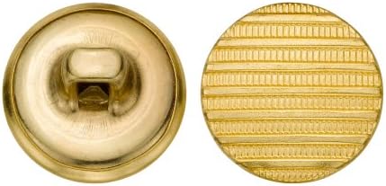 מוצרי מתכת C&C 5227 כפתור מתכת מודרני, גודל 24 ליגנה, זהב, 72 חבילה