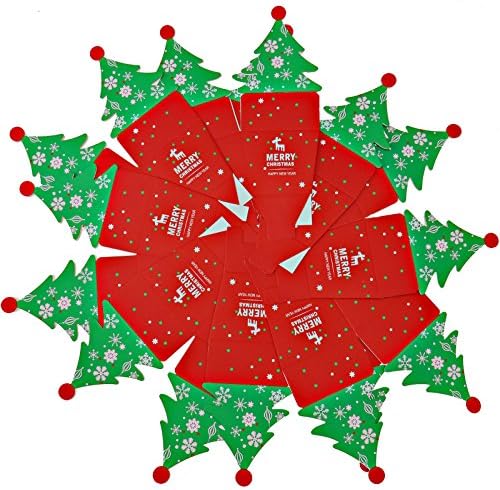 סוחרי מיקרו חג מולד חג שמח שקיות מתנה פעמון נייר סרט מעדיף ממתקים ממתקים ממתקים קופסאות תפוחים 10 יחידות