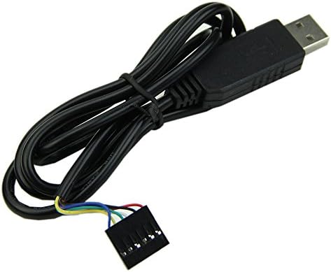 FTDI - TTL -232R -3V3 - כבל ממיר סידורי USB, 3.3V, 6PIN