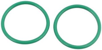 AEXIT 30 יחידות אטמים ירוקים וטבעות O 25 ממ x 1.9 ממ התנגדות לחום לא עמידה בשמן NBR NTRILE RUBBER O טבעת טבעות איטום טבעת