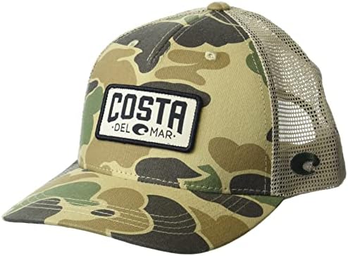 כובע נהג משאית ברווז הסוואה לגברים של קוסטה דל מאר, הסוואה, מידה אחת