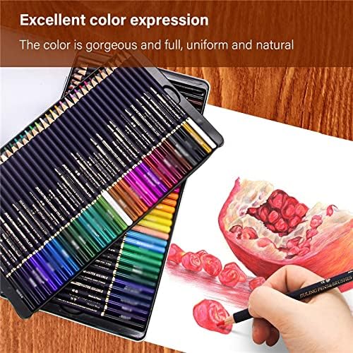 עפרונות צבעי מים SDGH עפרונות ארט ברזל עיפרון 72 100 צבעים עפרונות מקצועיים לציוד ציוד לבית הספר